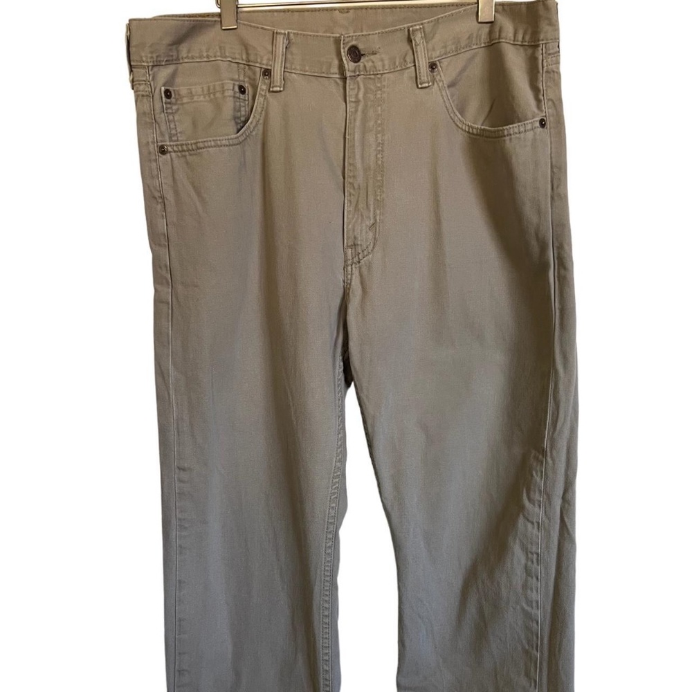 Levi's white tab tan 505 pants